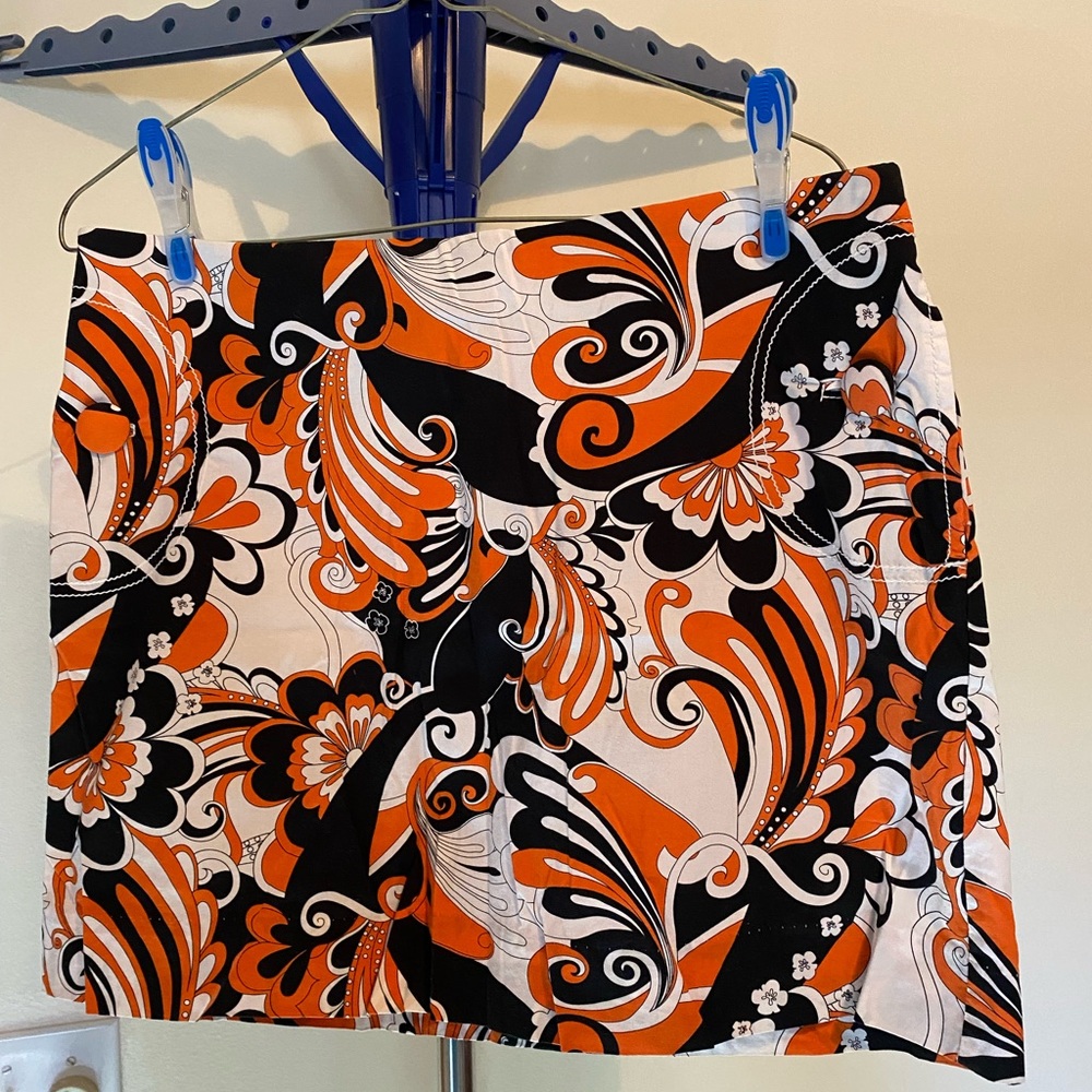 H&M mod paisley miniskirt